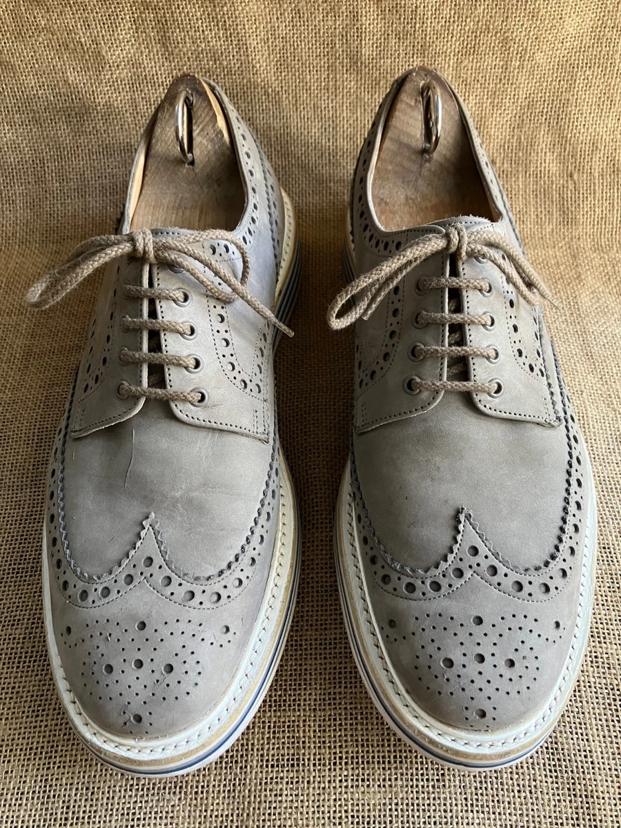 Church’s Classic Blue Gray Brogue Men\'s Shoes 10.5 Church main image 3