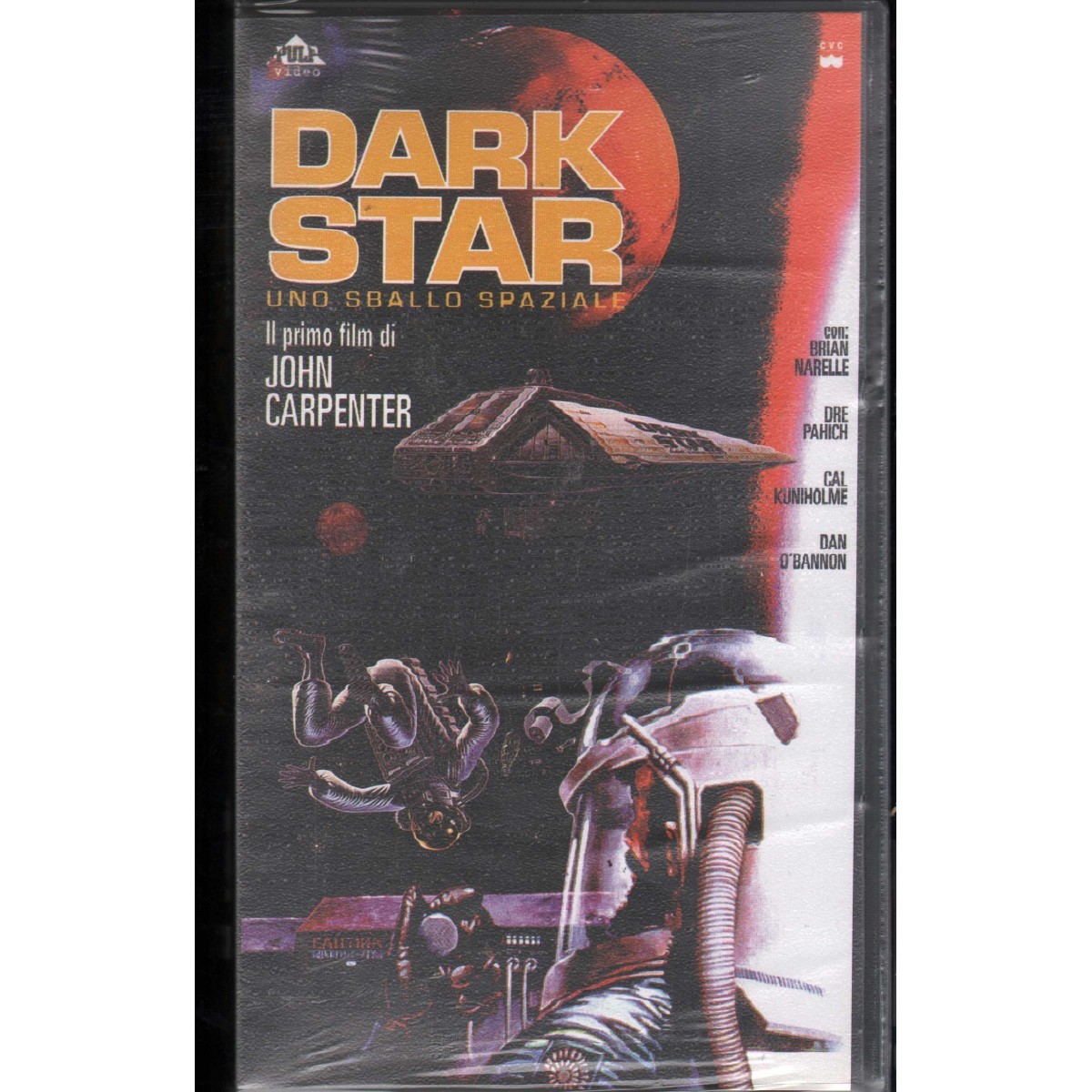 Dark Star One Space Shight VHS John Carpenter Univideo - 8009 Sealed