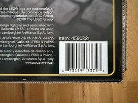 Lego Racers 8214 Lamborghini Polizia Police Gallardo New Factory Sealed Retired
