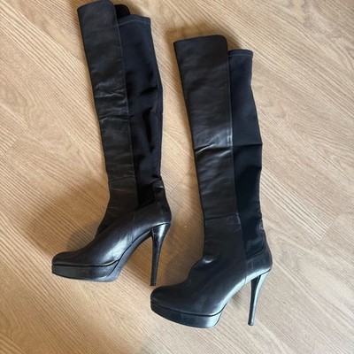 Stuart Weitzman Black Over the Knee Boots