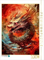 Calvendo Puzzle Chinese Dragon | 1000 Pieces, Finished Size 25.2 × 18.9 In (64 ×