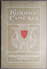 1909 Korona Camera  Turner-Reich Gundlach Lenses Catalog B2-46