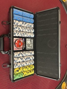 Paulson Casino chip set.  Obsolete casino and card room mix.