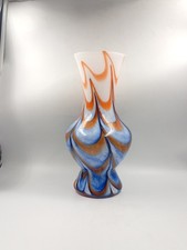 Vase Verre Marbré Opaline Murano Années 60 70 Carlo Moretti Space Age Design MCM