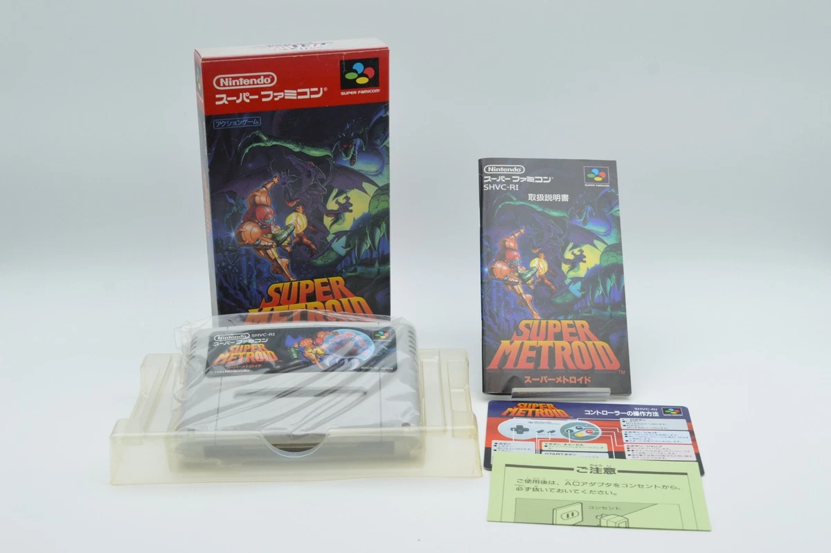 Boîte Vide SNES Super Metroid – NUKV-Classic – Coque De Protection Cartouche