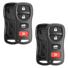 2 Key Fob Remote 4b Shell Case Replacement for Nissan Infiniti KBRASTU15