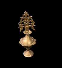 VTG Brass Surmadani Kohl EyeLiner Holder Cont...