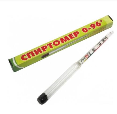 Alcohol Hydrometer Tester 0-96% 1Pcs