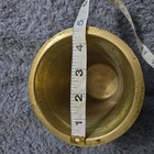 Antique HEAVY Solid Brass Mortar Large Pharmacy Apothecary Bowl ONLY — photo 7