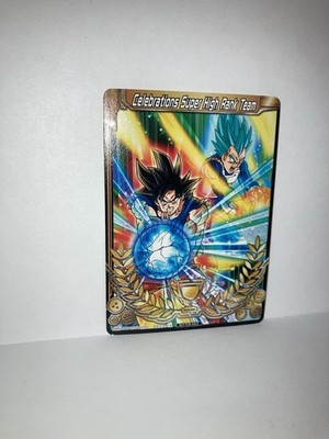 2019 Dragon Ball Super Celebrations Super High Rank Team Merit Card Top 16