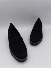 Vionic Willa Wedge Loafers Womens Black Suede...