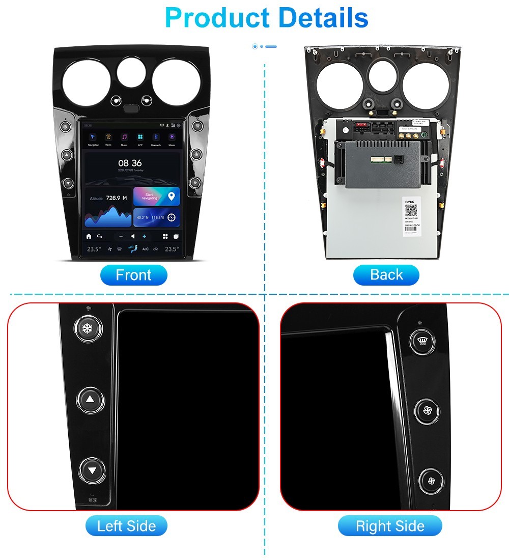 For Bentley Continental GT 2003-2019 Android Radio Tesla Style screen GPS navi
