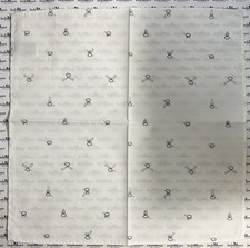 Bar III White Pocket Square/Handkerchief 100 Cotton New Without Tags 