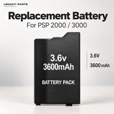PSP Battery Compatible for PSP 2000/2001/2003/2004 Slim PSP 3000 Lite & 3003