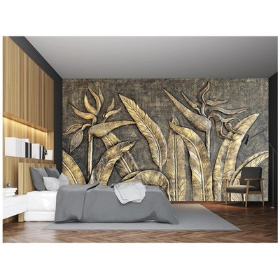 Elegant Solanum Wendlandii Bird Wallpaper Mural 158'' x 110''