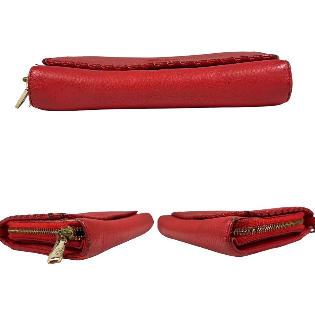 Tory Burch Crossbody Shoulder Bag Leather Red Women's From Japan thumbnail 5