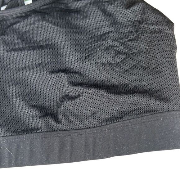 Fabletics Black Medium Impact Strappy Back Sports… - image 4