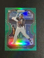 2021 Panini Prizm - Tier III Jorge Ona #209 Green Prizm (RC)