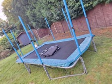 12ft Rectangular Trampoline and safety net