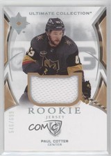 2021 Upper Deck Ultimate Collection Rookies Jersey 546/699 Paul Cotter #146 1sg4