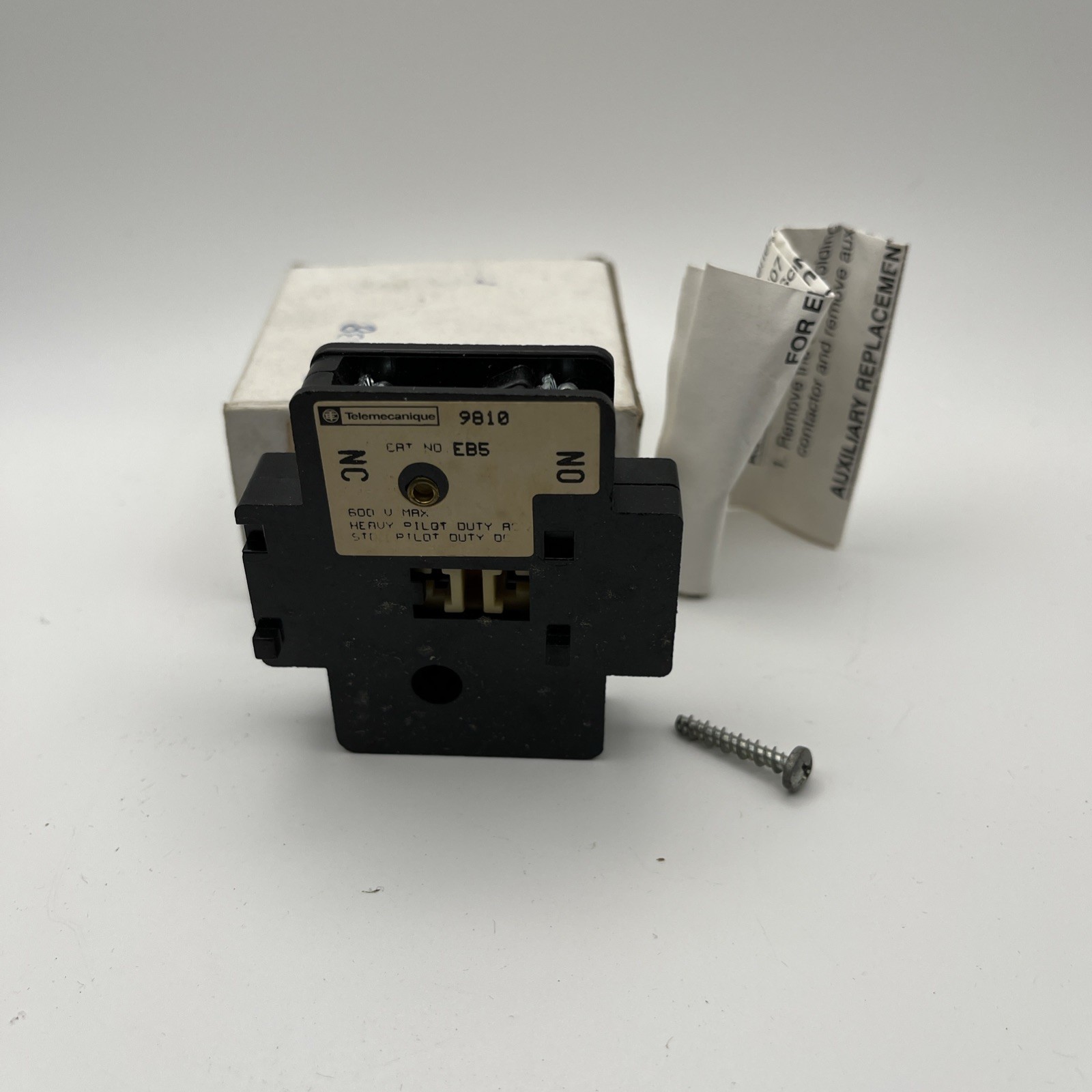 Telemecanique Auxiliary Contact EB5
