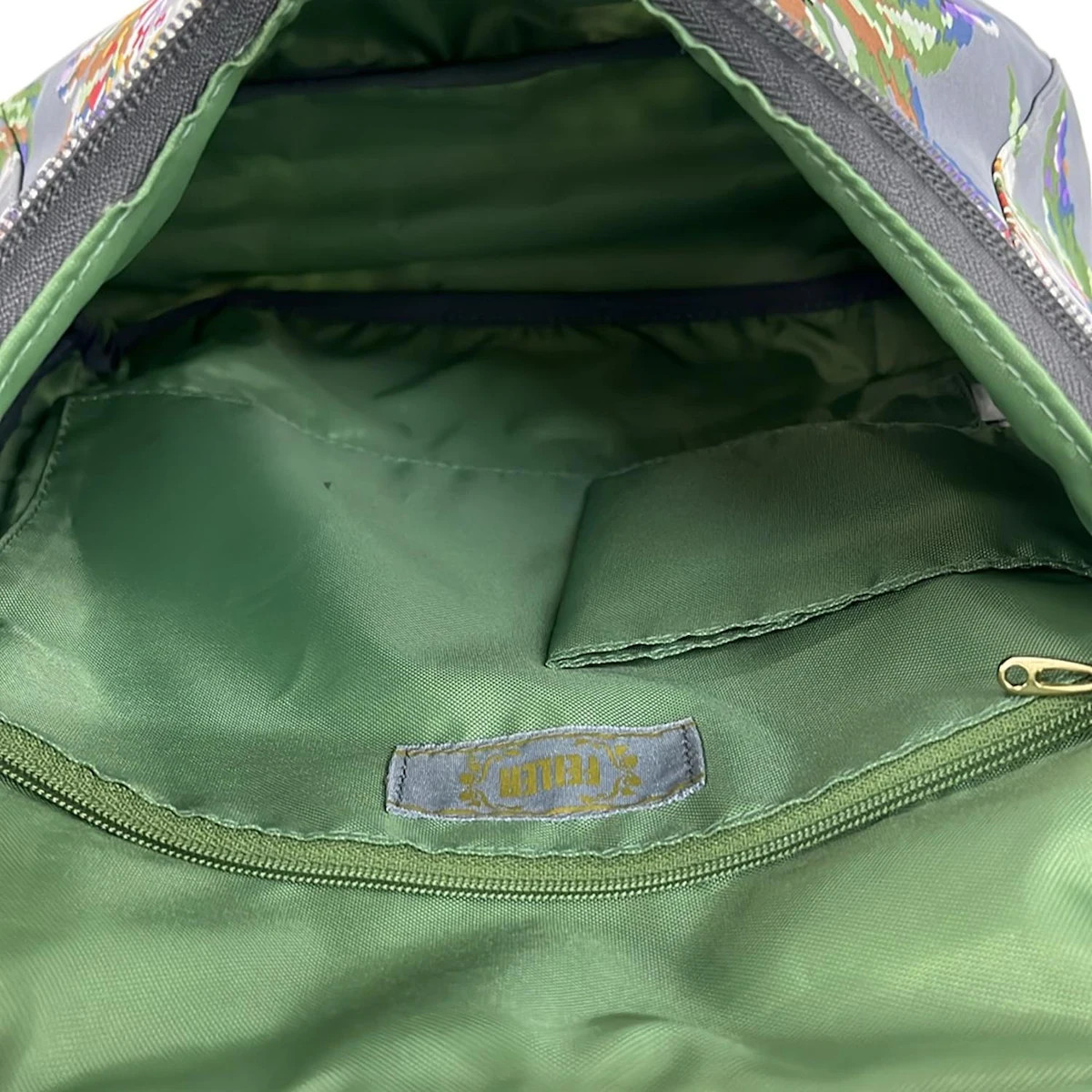 FEILER - Gray White Multi Nylon Backpack - image 7