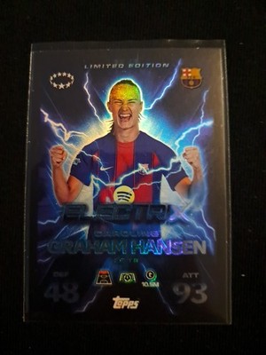 TOPPS KARTE UEFA CHAMPIONS LEAGUE 2025-26 EXTRA GRAHAM-HANSEN #LE18 LIMITED 