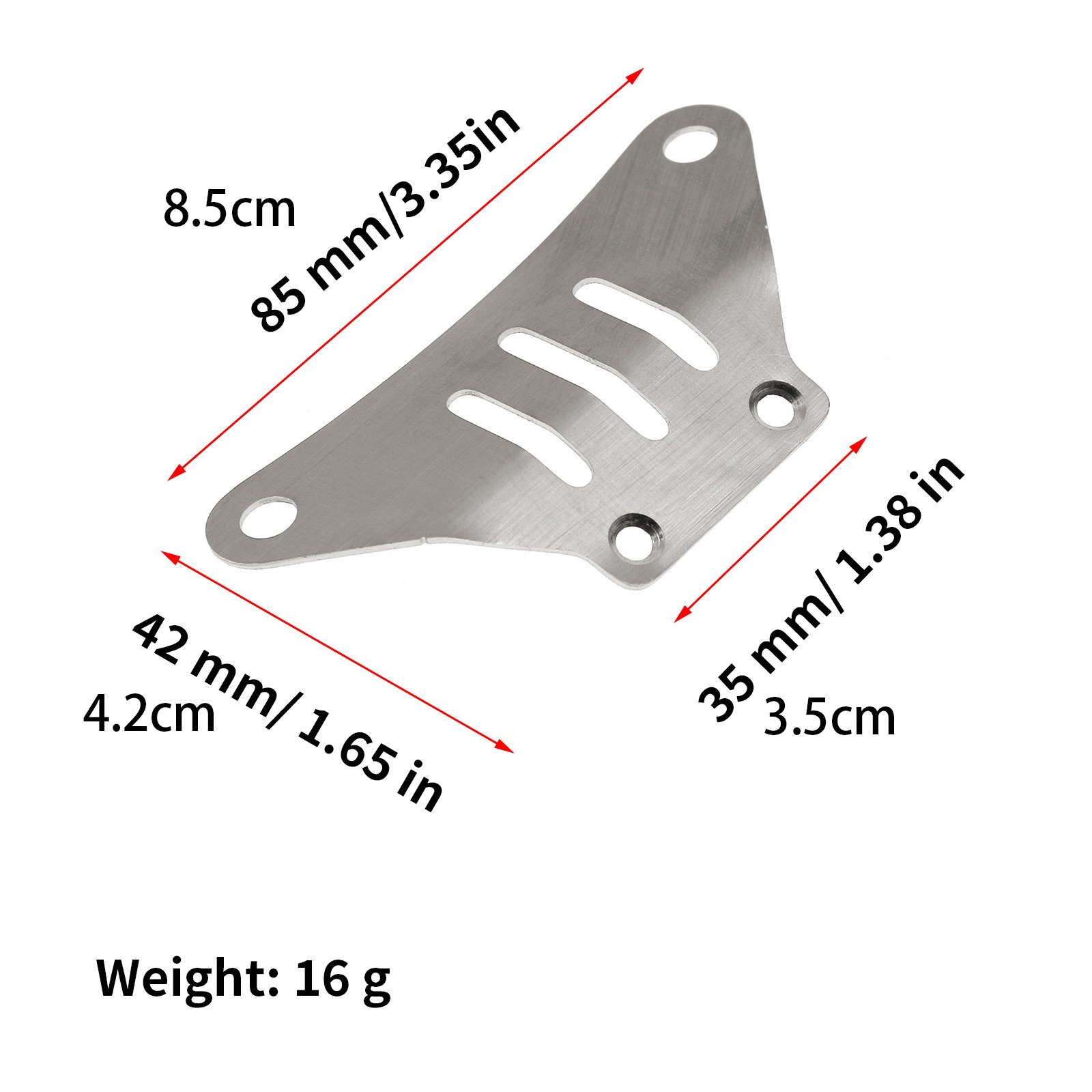 Front +Rear Chassis Armor Protector Plate For Tamiya TT-02 On-Road 1/10 RC Car