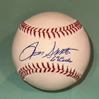 RON SANTO (Cubs) Signed Official MLB Baseball Beckett Auth (BAS) & 69 CUBS Inscr