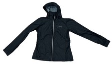 Columbia Women s Switchback Jacket Hooded Waterproof Windbreaker Size M Black