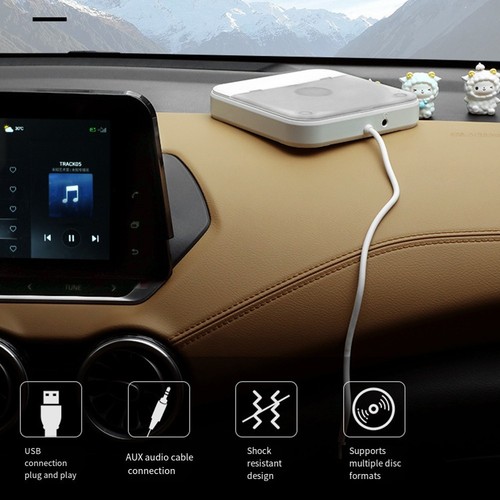 Kompakt für Auto Audio Solution Externer CD-Player mit USB- und AUX-Anschlüsse - Bild 5 von 12