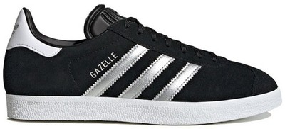adidas Gazelle Black Silver Metallic W for sale | eBay