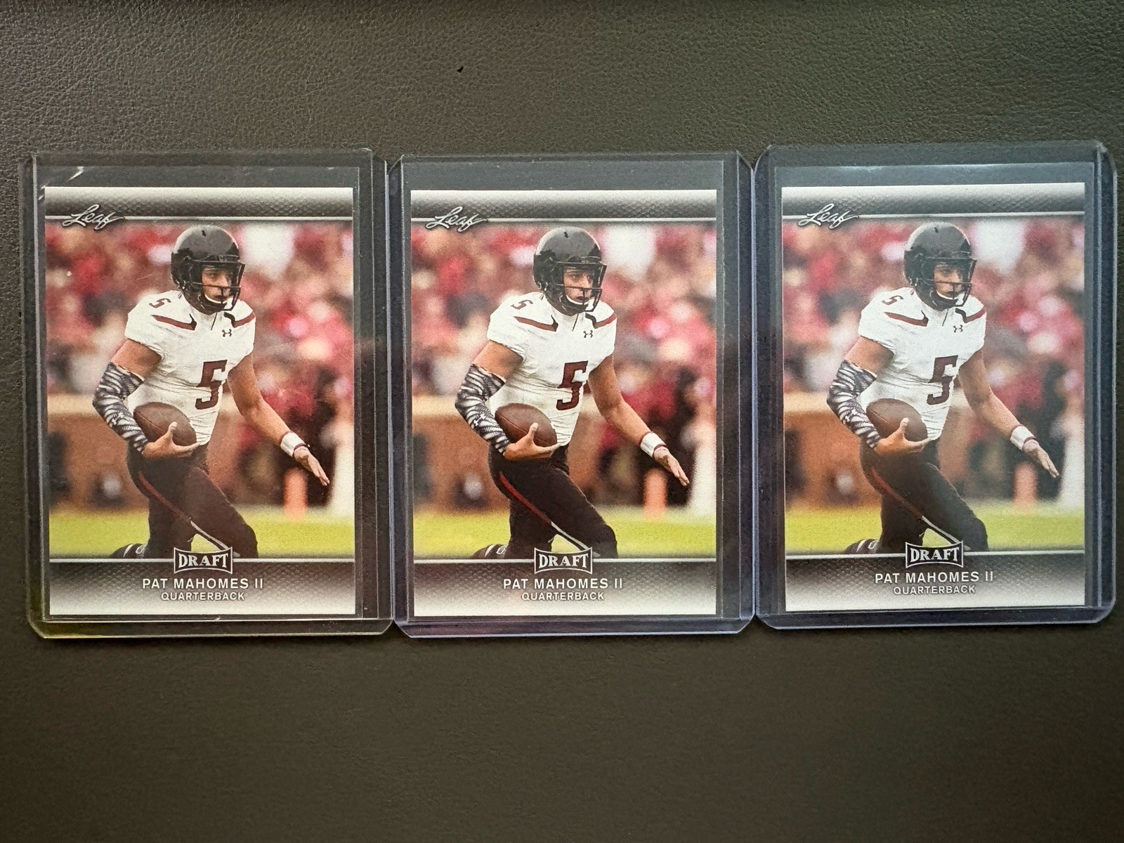 2017 Leaf Draft - Patrick Mahomes II #56 (RC) Rookie Card - One Card