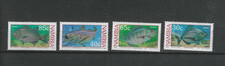 MALI  POISSONS Timbres de 1960 surchargée REPUBLIQUE DU MALI