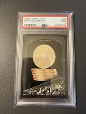 2018 Topps Allen & Ginter X Black Cryptocurrency #83 Very Rare SP BIT COIN PSA 9