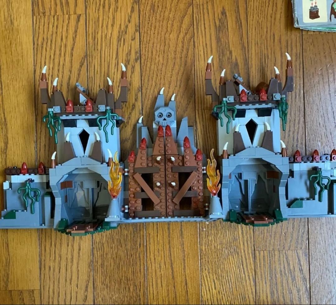 LEGO Castle Fantasy Era Trolls' Mountain Fortress 7097 Used W