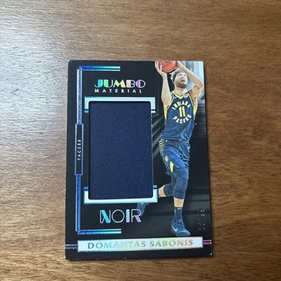 2019-20 Panini Noir Jumbo Material/99 Domantas Sabonis #JM-DOM READ 03bh