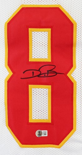 Dwayne Bowe Authentic Signed White Pro Style Jersey Autographed BAS Witnessed - Picture 2 of 3