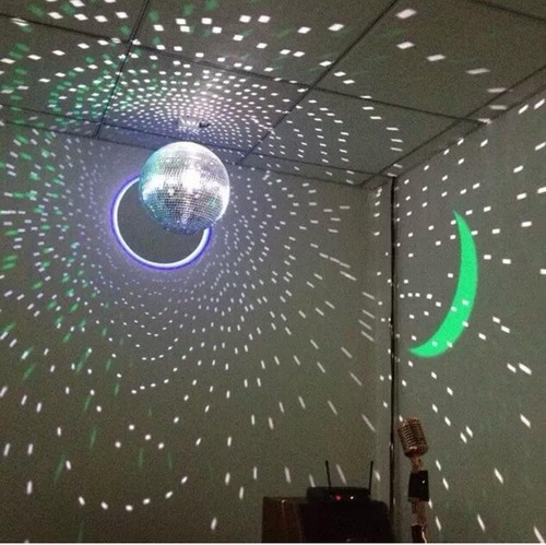 8" Large Mirror Glass Disco Ball Party Bands Club DJ Stage Lighting Effect - Picture 7 of 9