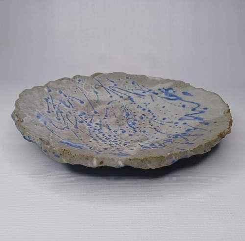 Handmade Slab Clay Art Pottery Plate - Picture 5 of 19