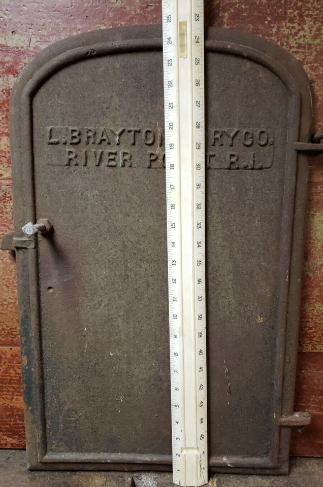 River Point West Warwick L. Brayton Foundry Co. R.I. Cast Iron Door eBay