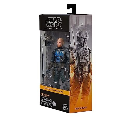 STAR WARS The Black Series Pre Vizsla The Clone Wars 6-Inch Action
