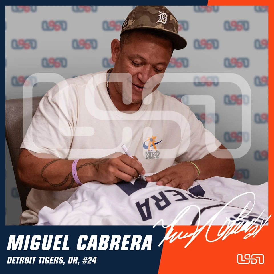 Miguel Cabrera & Adrian Beltre Signed "2012 Triple Crown" 16x20 Photo USA SM JSA - Image 2 of 4