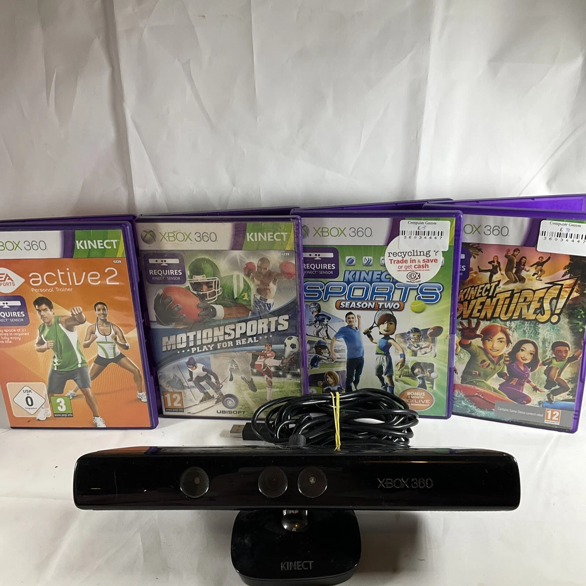 '4' XBOX 360 GAMES & KINECT SENSOR DEVICE operone.de