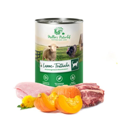 Müller’s Naturhof - Lamm & Truthahn - 12 x 400 g