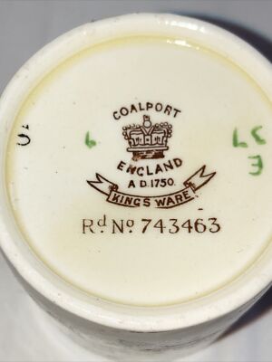 Coalport England Small Cup And Saucer Kingsware Rd No 743463 | eBay UK