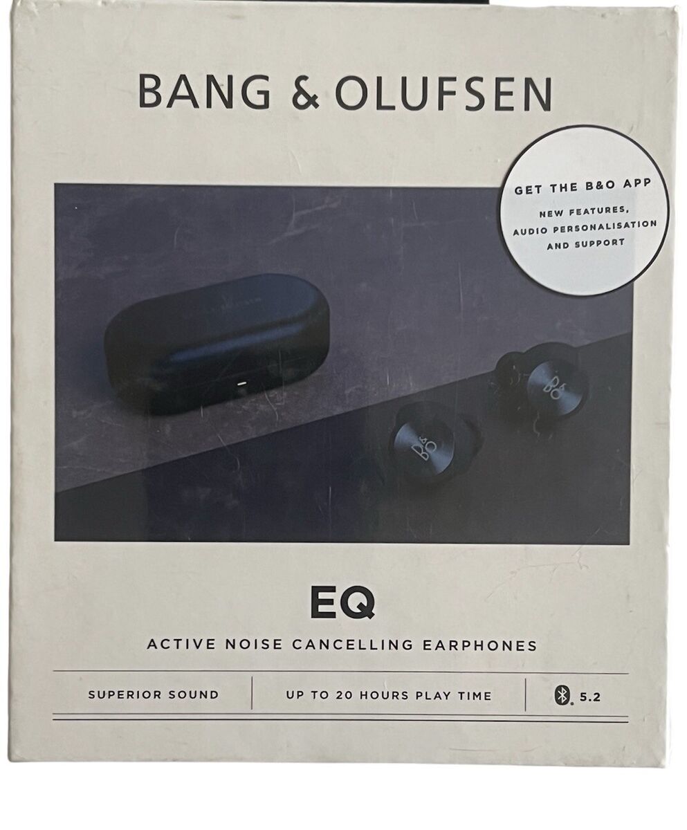 Bang & Olufsen Beoplay EQ Wireless In-Ear Headphones - Black Sealed Bang & Olufsen Beoplay EQ Wireless In-Ear Headphones - Black Sealed