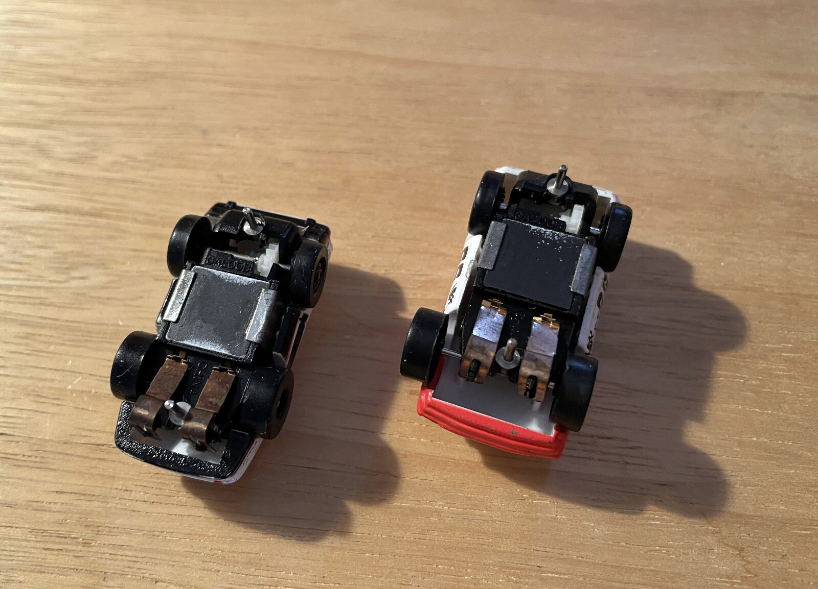 Galoob Micro Machines Slot Cars Set 4 Ferrari Testarossa and Mustang