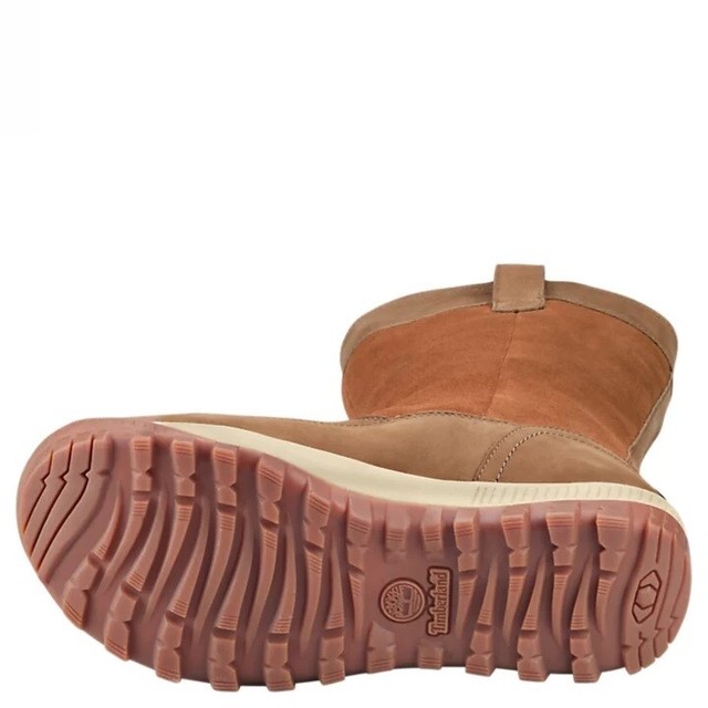 Timberland Woman's Mt. Hayes Tall Waterproof Pull on Boots Wheat / Tan / Brown | eBay