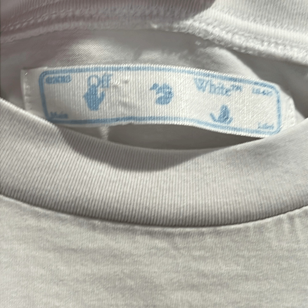 Off-White Caravaggio Painting White Graphic Tee  - RARE Designer T-Shirt - EUC image 10